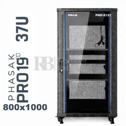 Armario Rack 37U 800x1000 | Phasak Pro PHO-8137 19 In